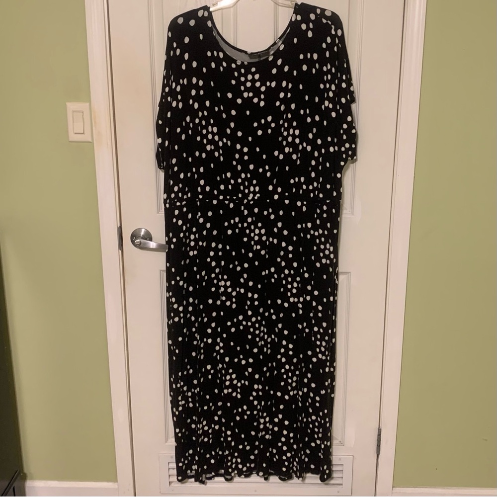 Black and White Polka Dot Dress